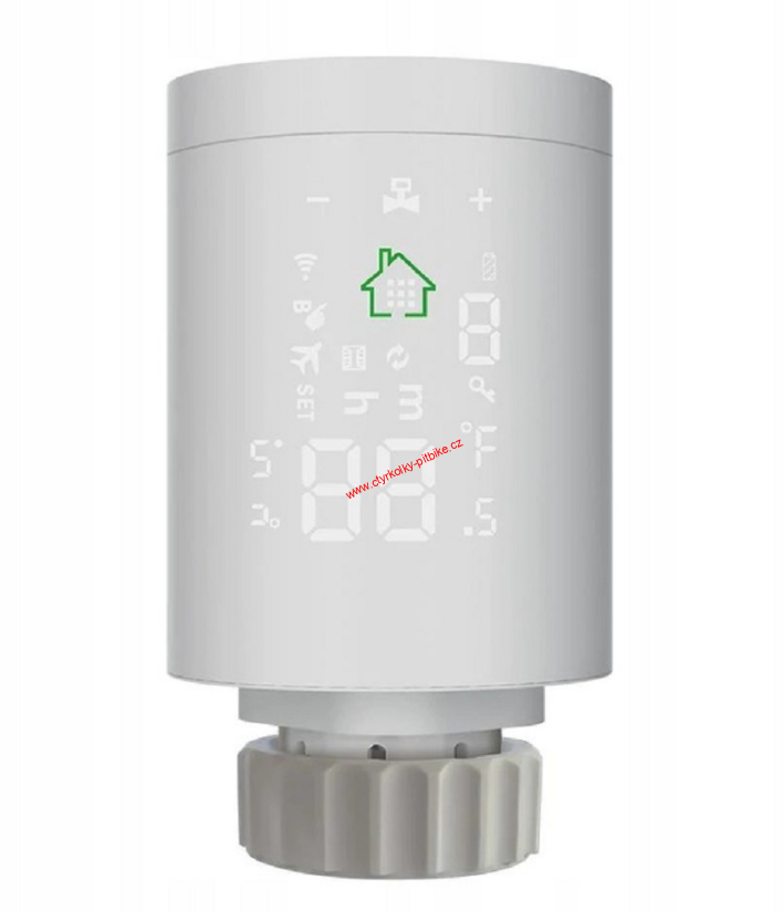 TUYA termostatická hlavice - set 4 ks + brána Zigbee
