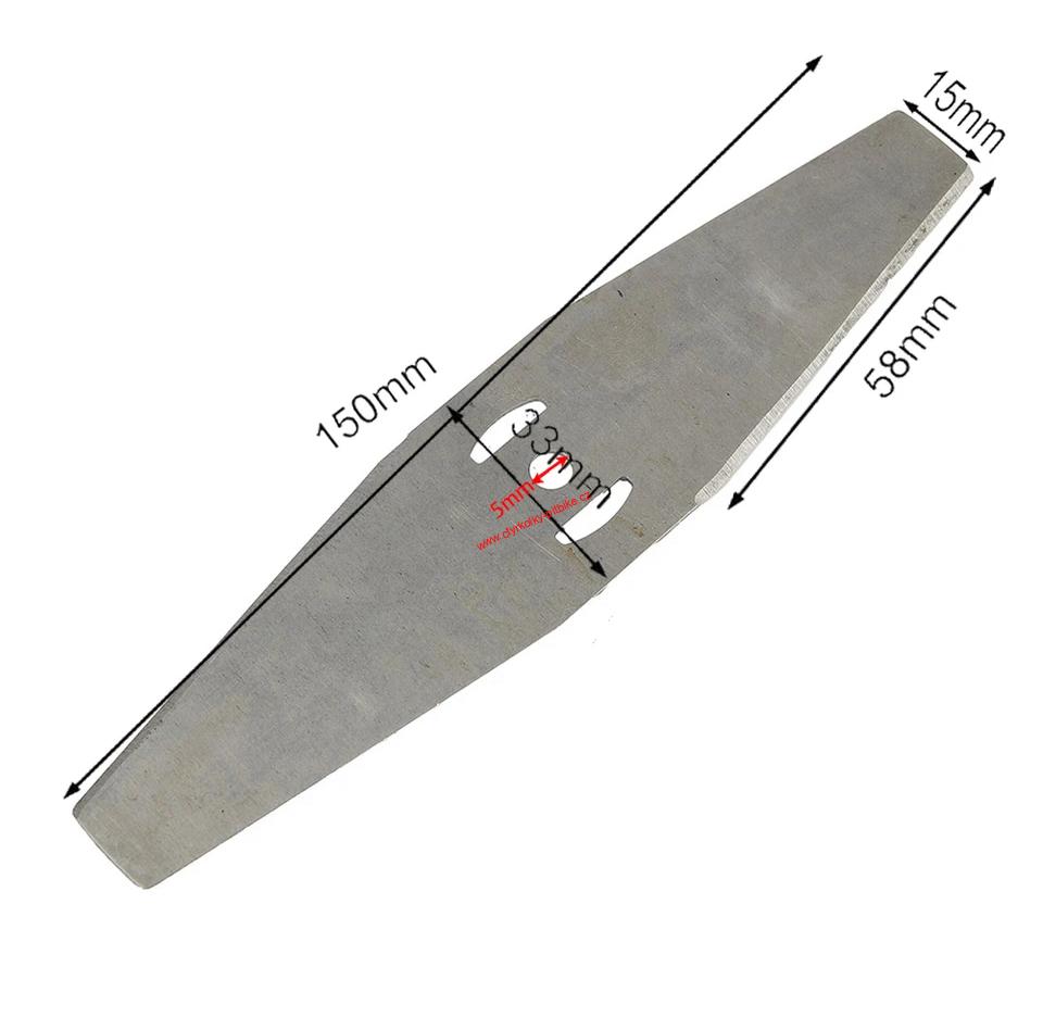 Sada nožů na zahradní Aku křovinořez