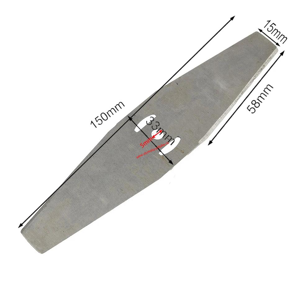 Sada nožů + držák nože na zahradní Aku křovinořez