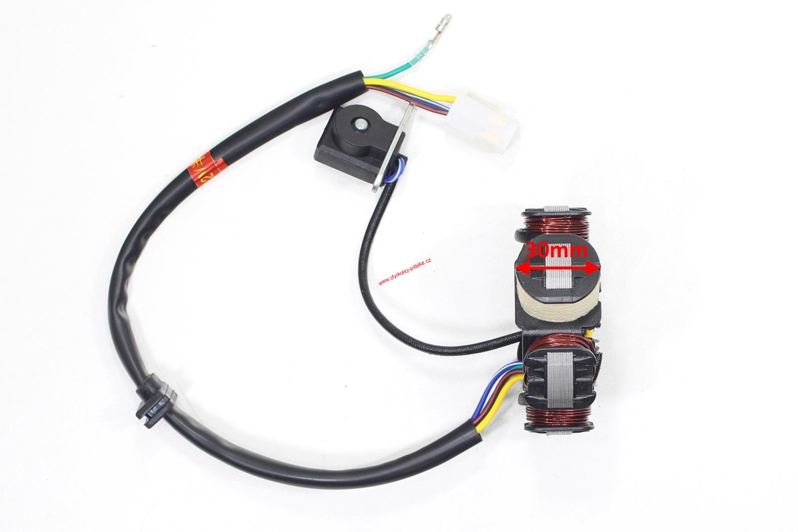 Stator zapalování 6 cívek pro ATV pitbike