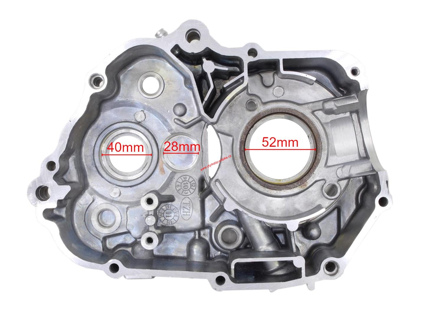 Karter motoru 125cc pro pitbike levý