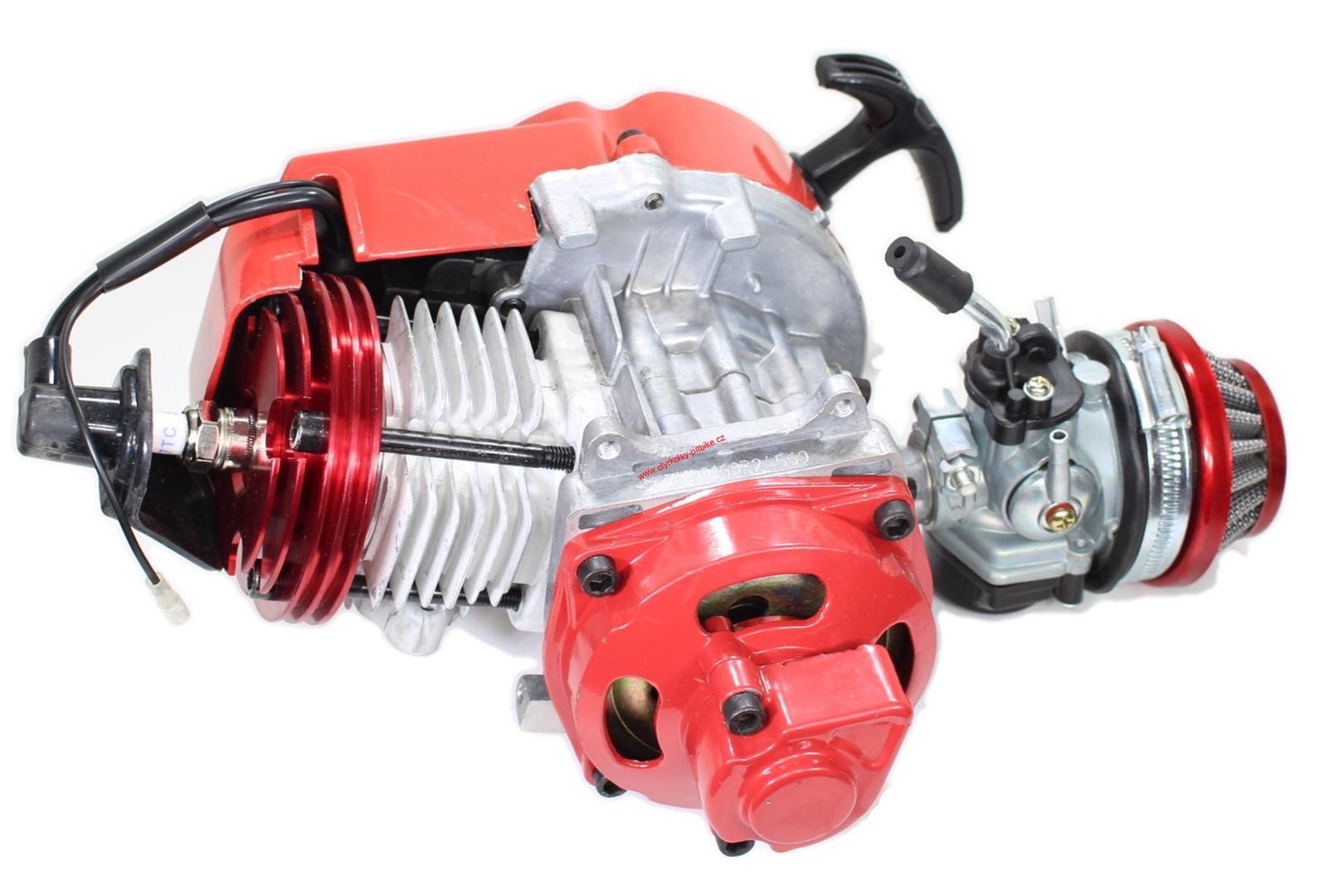 Motor 49cc minibike tuning red