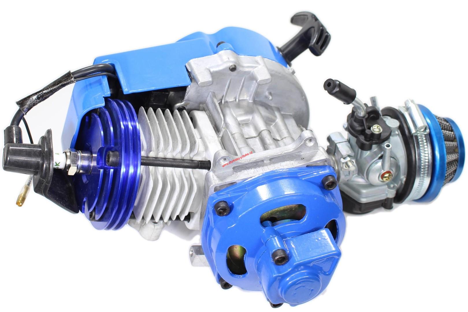 Motor 49cc minibike tuning blue