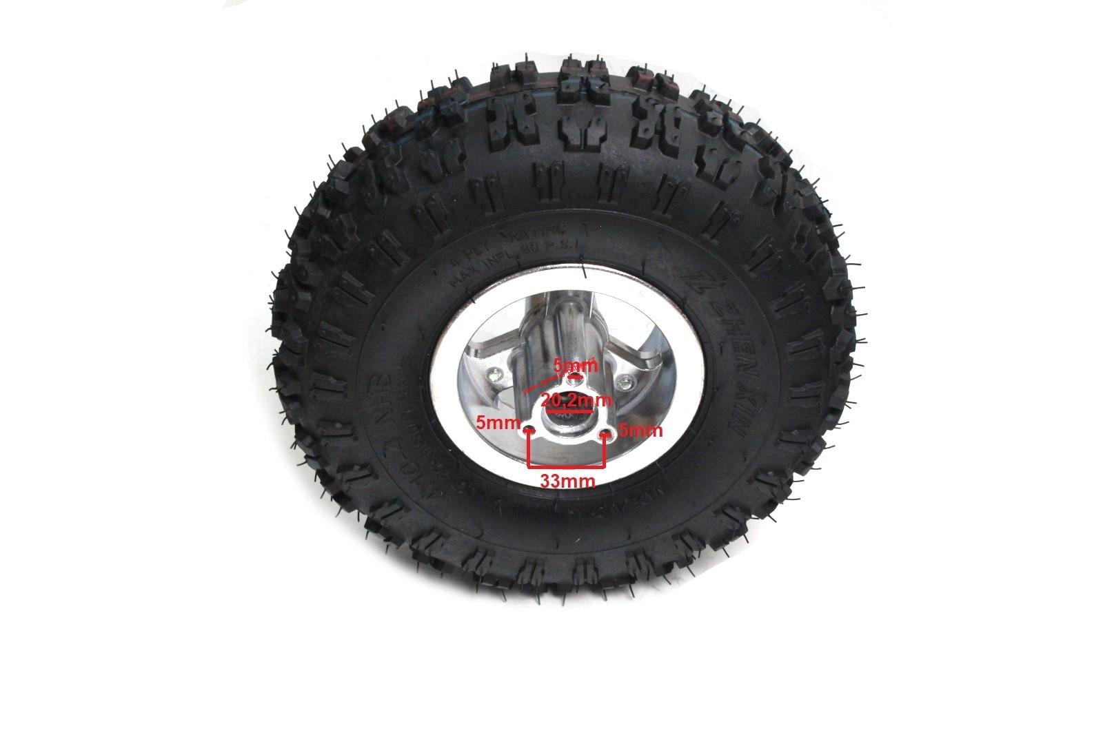 Přední kolo čtyřkolka 4"