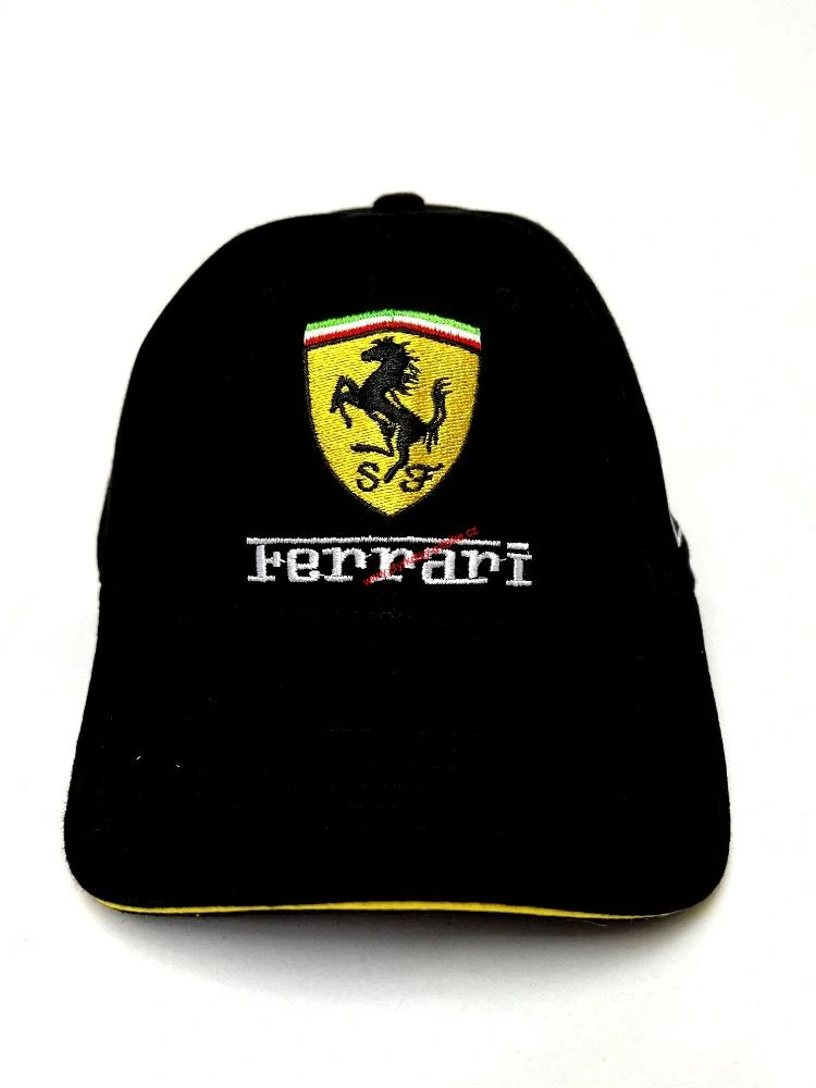 Kšiltovka Ferrari černá