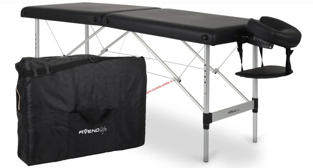 Masážní stůl 2 zónový skládací nosnost 250kg