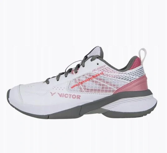 Boty na badminton VICTOR A610 IV F WHITE PINK