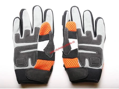 Moto cross rukavice Nitro oranžové