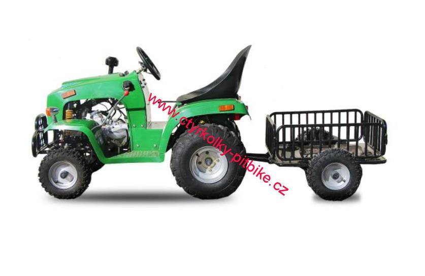 Dětský traktor 110cc zelený