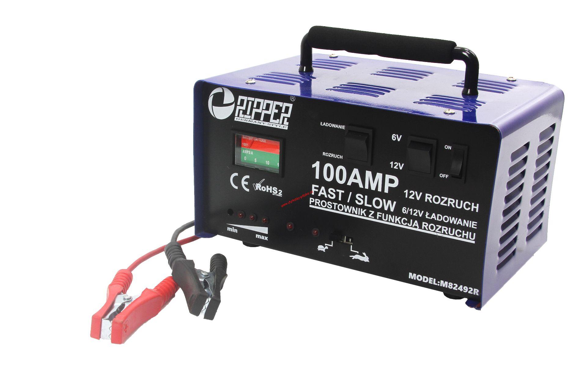Nabíječka autobaterií 6-12 Voltů Mar-Pol Ripper se startem