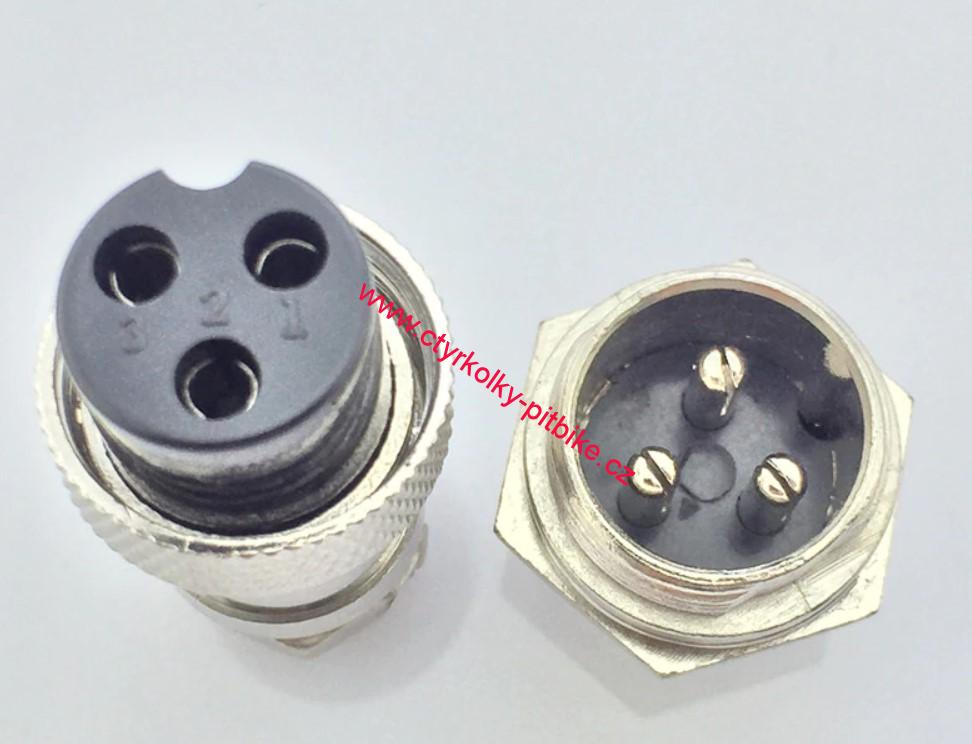 Sada konektorů nabíjení dětská čtyřkolka