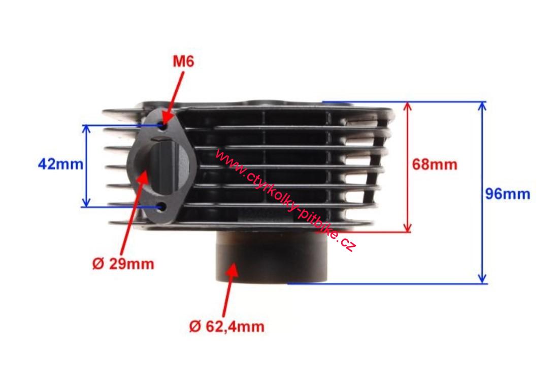 Pístní sada s válcem pitbike 125cc FMI156