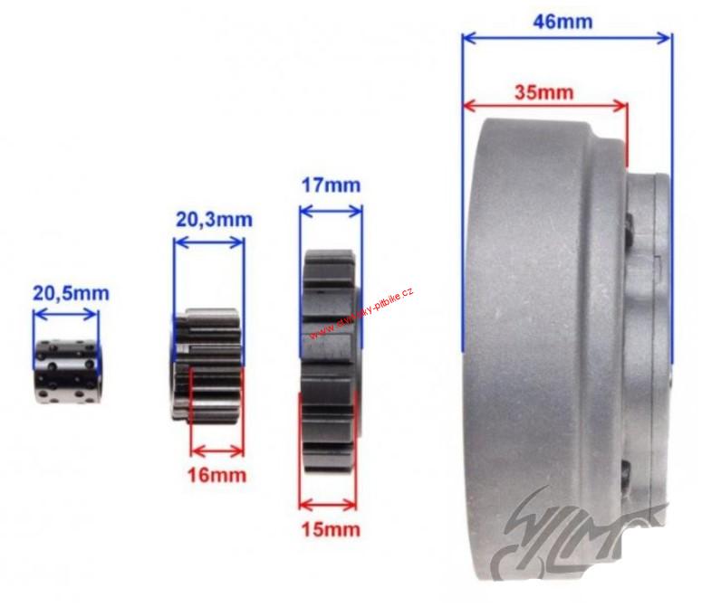 Spojka pro motor 154FMI 125cc