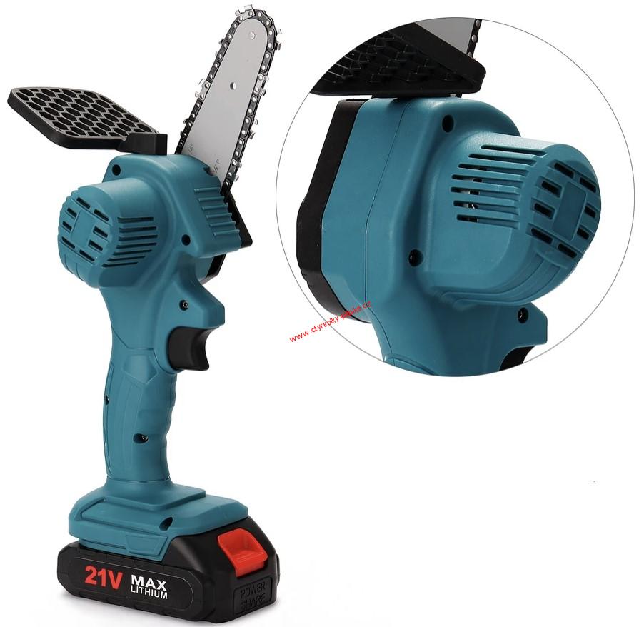 Elektrická řetězová pila 21V na větve stromů 4"