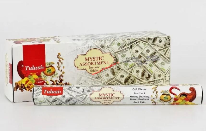 Indické vonné tyčinky Tulasi Mystic Assortment