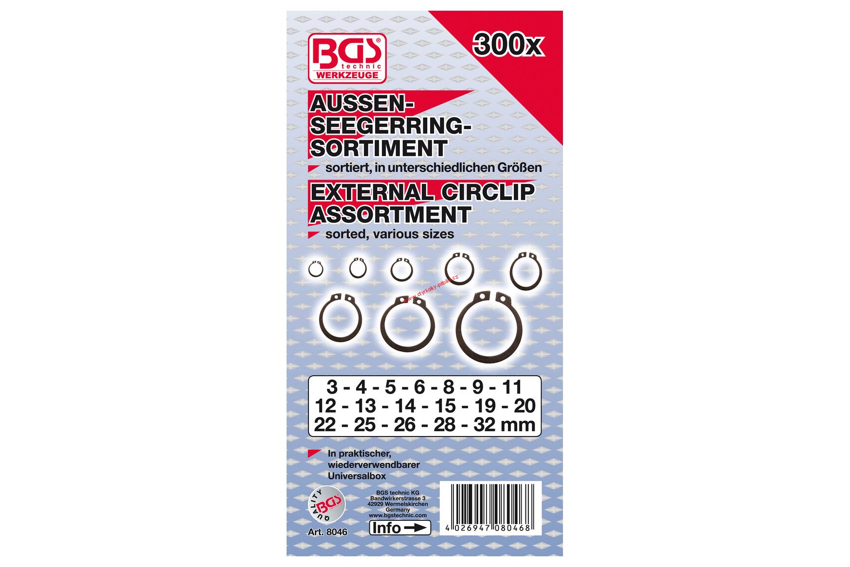 Sada segerovek 3-32mm