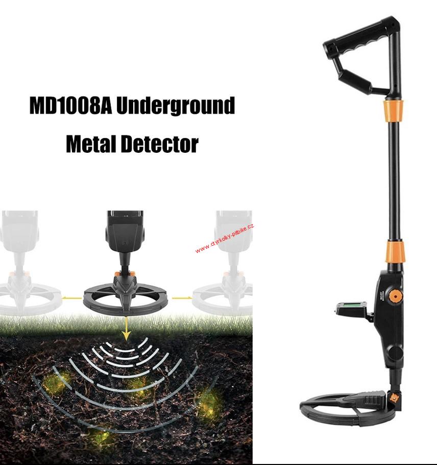 Detektor kovů s voděodolností a vysokou citlivostí