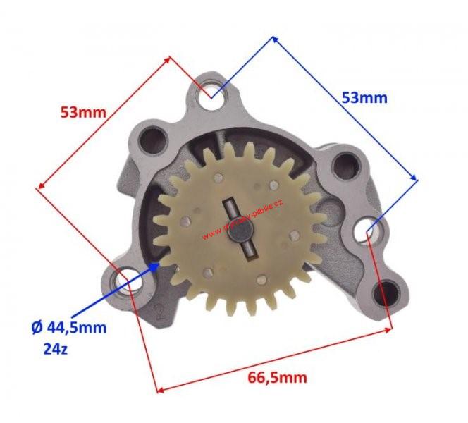 Olejová pumpa motoru pitbike YX160cc