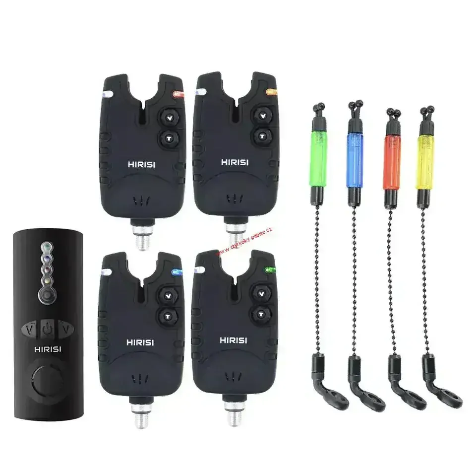 Sada rybářských hlásičů záběrů s příposlechem