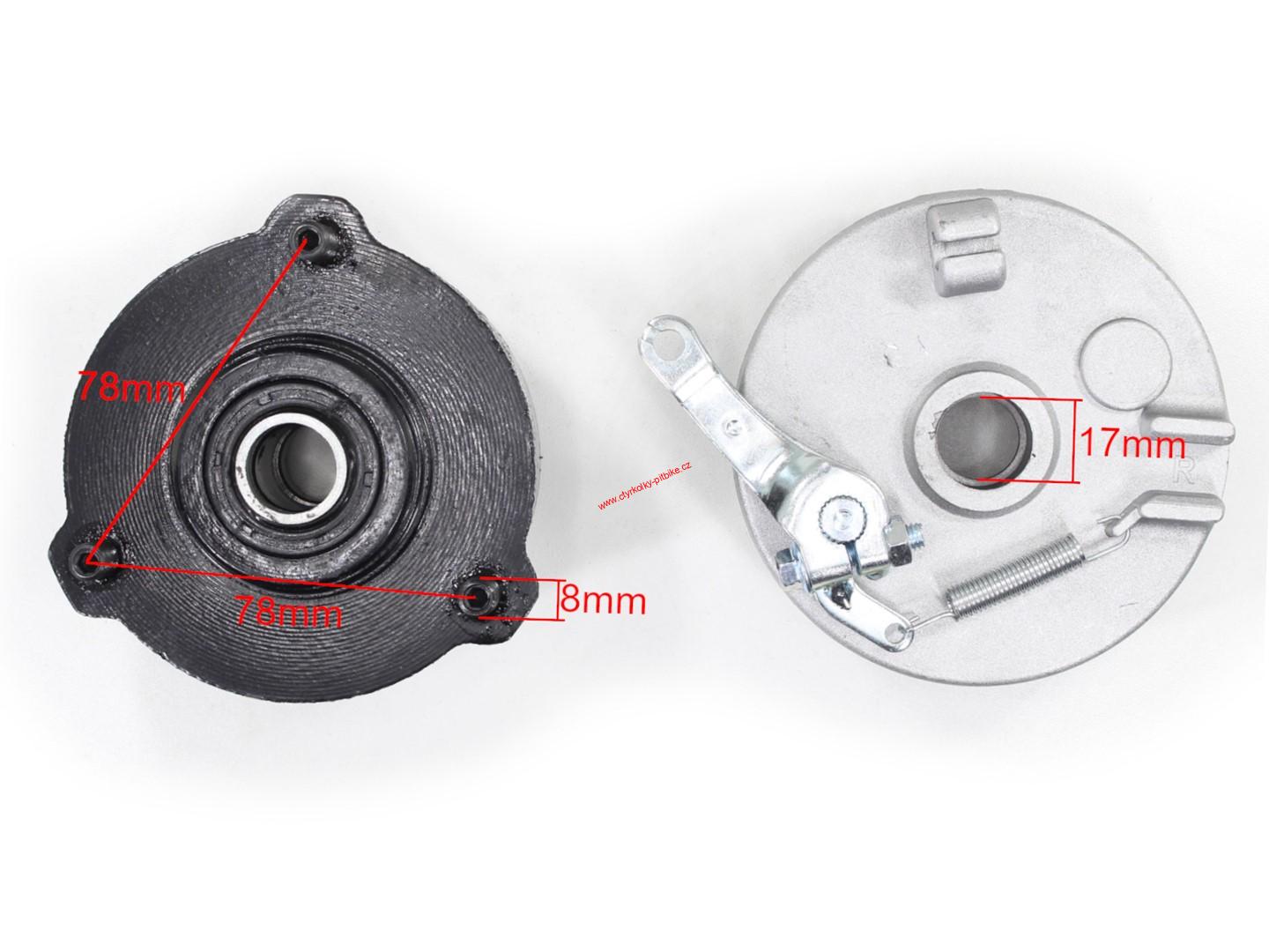 Přední brzdový náboj na ATV 110cc 125cc pravý