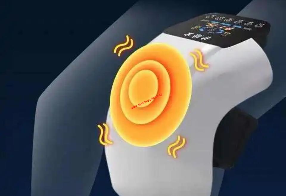 Masážní přístroj na kolena, ortéza pro zmírnění bolesti kloubů a uvolnění svalů