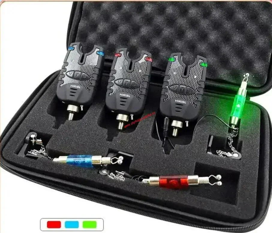 Sada rybářských hlásičů záběrů s příposlechem