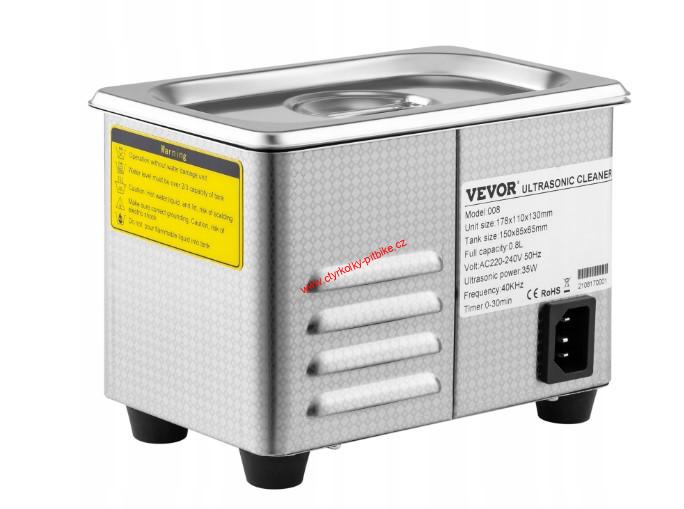 Ultrazvukový čistič Vevor 800 ml 220V