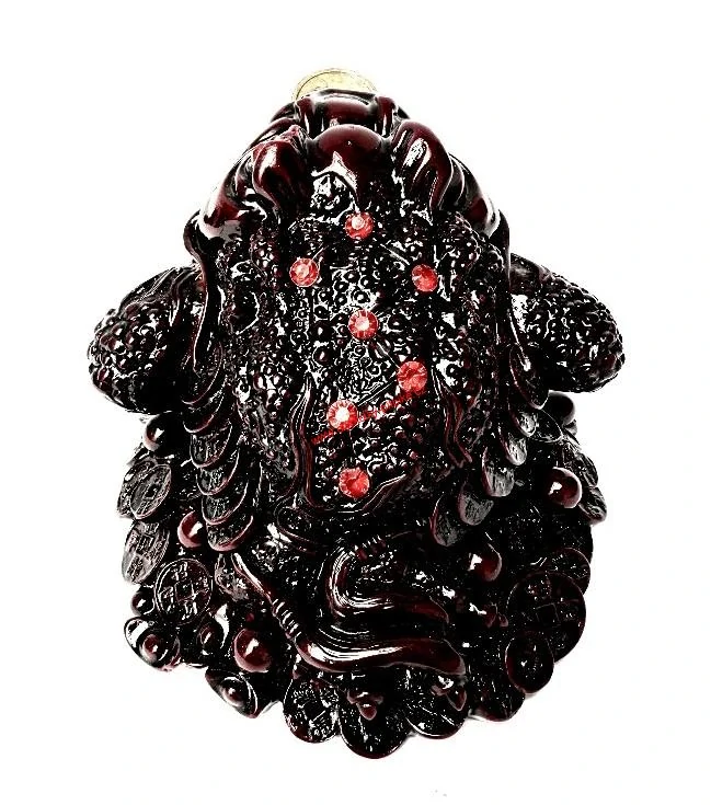 Třínohá žába hojnosti Feng Shuei velká