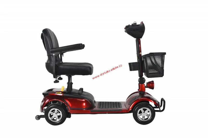 Elektrický skútr pro důchodce Mobility M3 300W nosnost 150kg dojezd až 20km