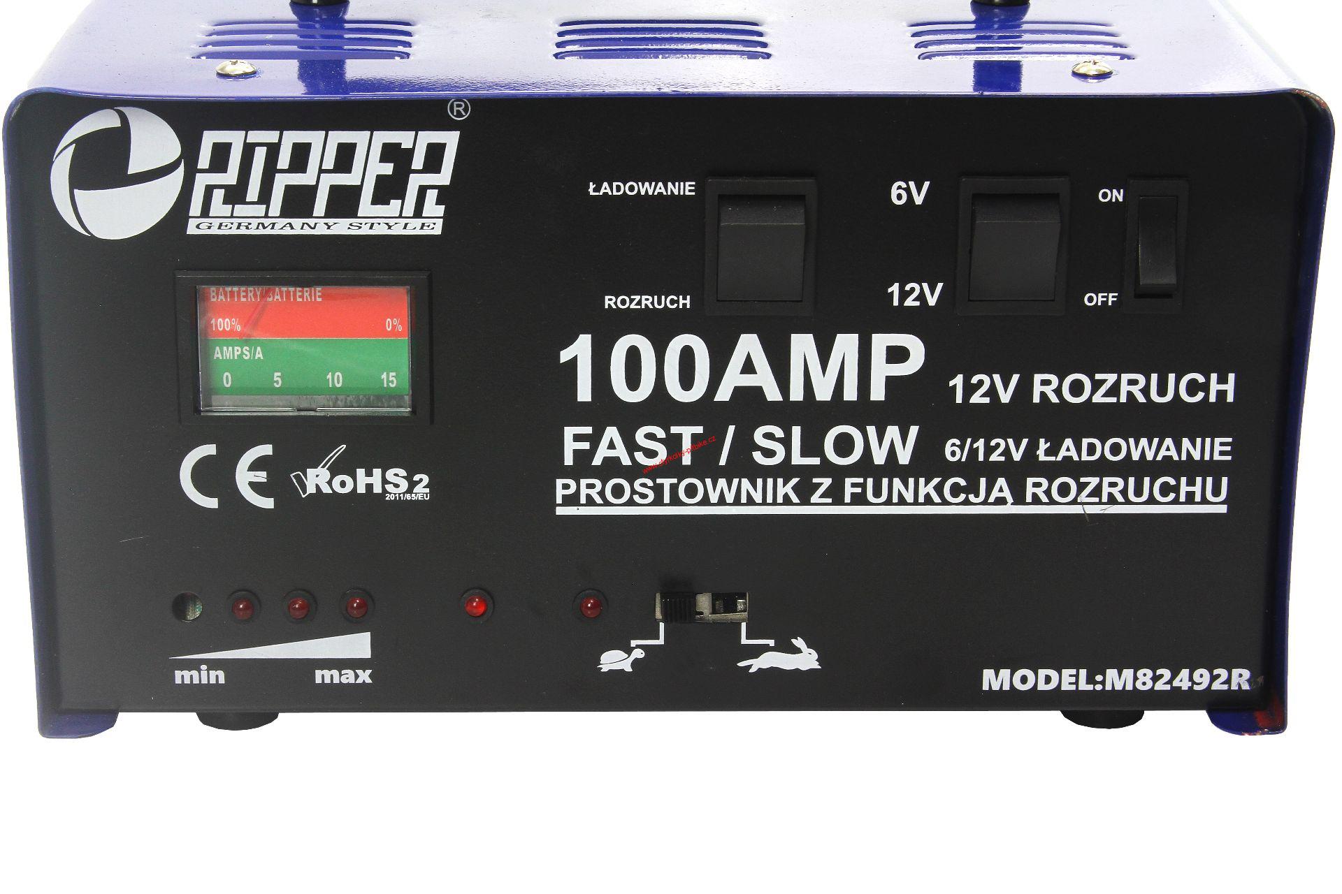 Nabíječka autobaterií 6-12 Voltů Mar-Pol Ripper se startem