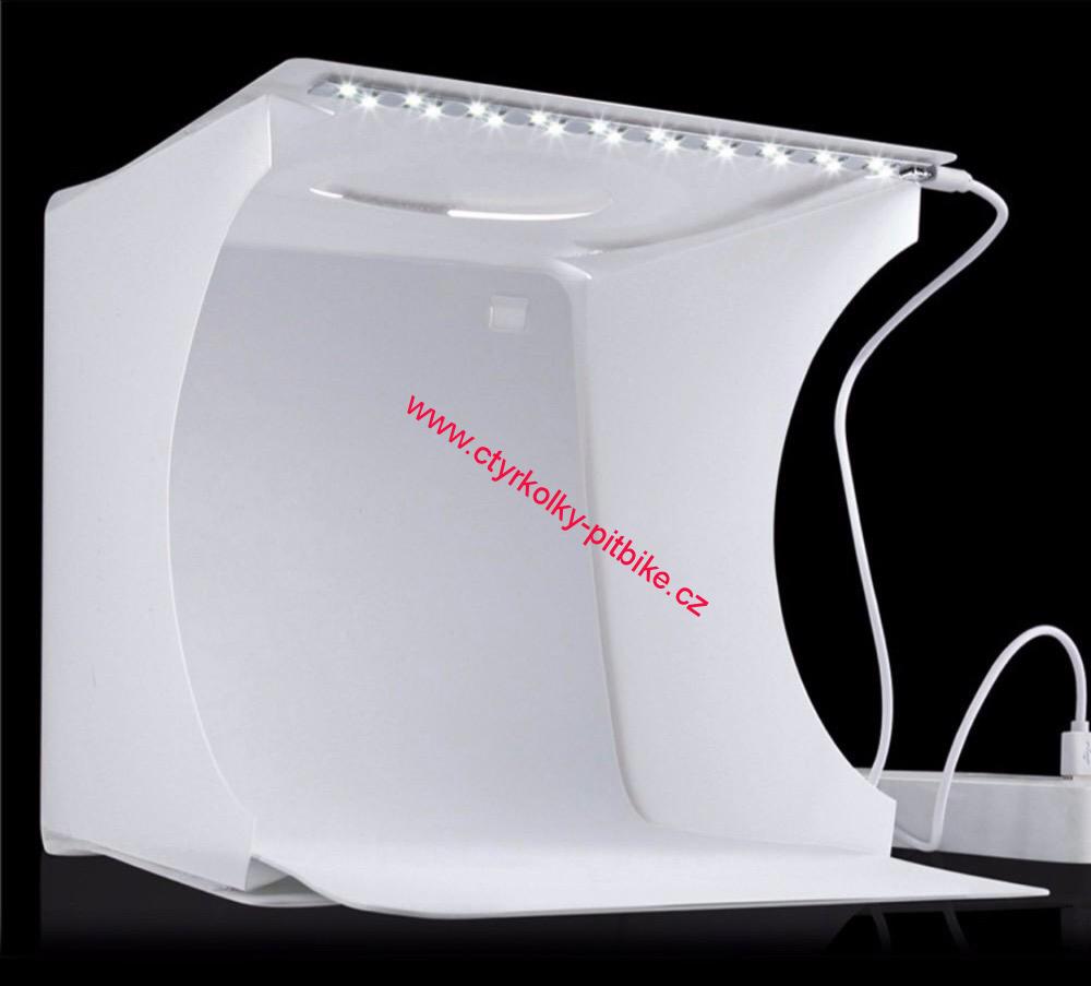 Foto studio 20x20x20cm s LED světlem