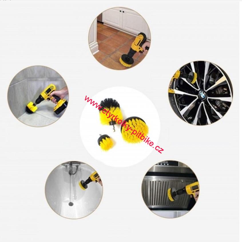 Čistící kartáče do vrtačky