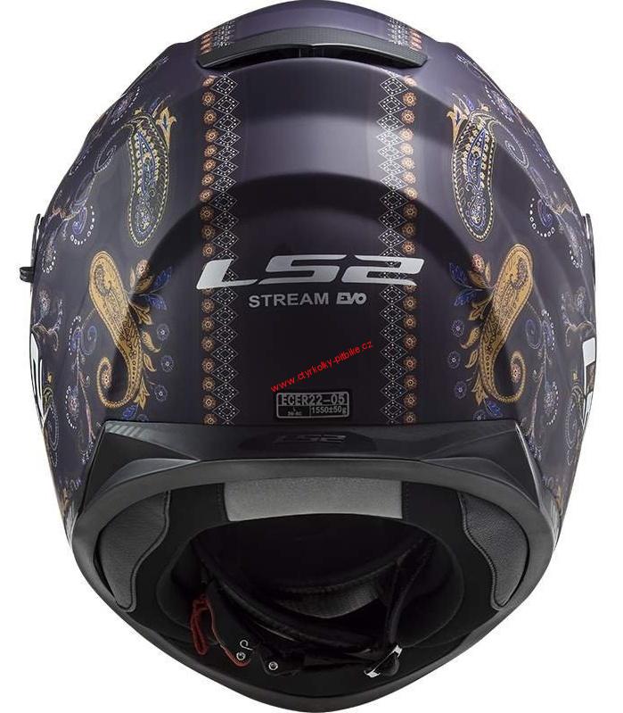 Integrální moto přilba LS2 FF320 STREAM EVO LS2 FF320 STREAM EVO PASLY MATT VIOLET vel. XXS - XXL
