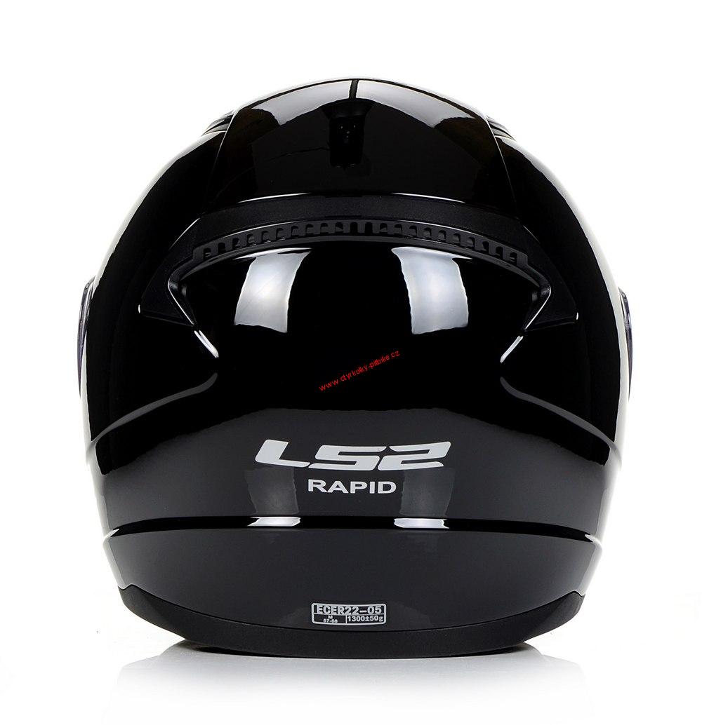 Integrální moto přilba LS2 FF353 Rapid Solid black