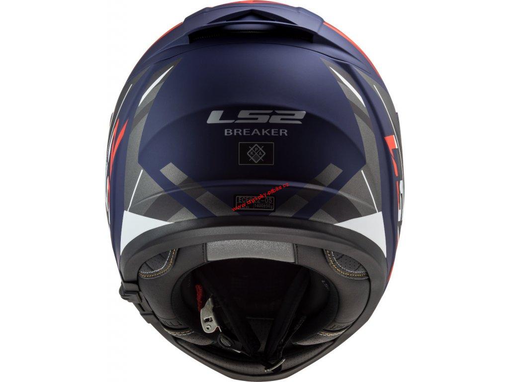Integrální moto přilba LS2 FF390 Breaker Evo Beta matt red blue