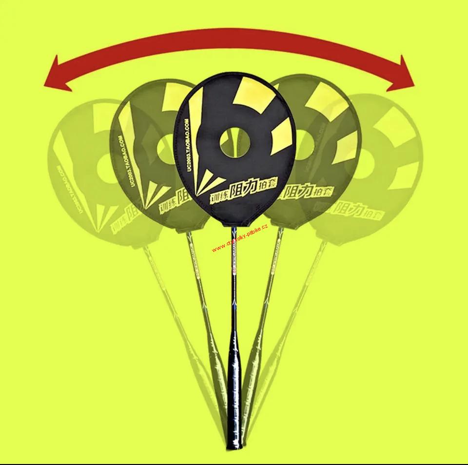 Obal na hlavu rakety pro trénink badmintonových úderů