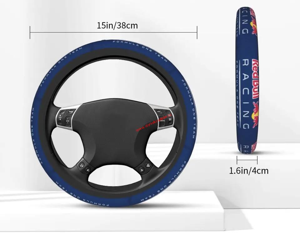 Potah na volant Redbull modrý