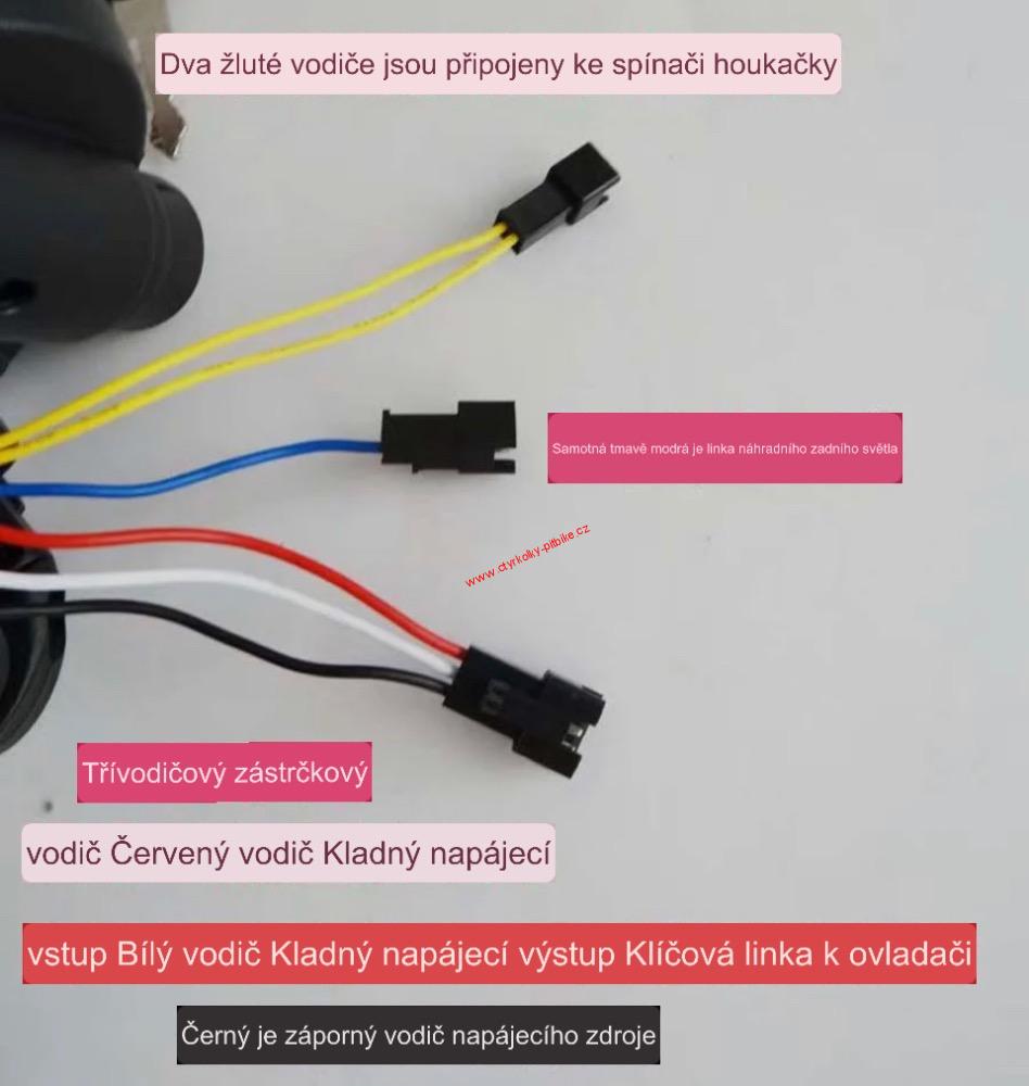 Přední světlo pro elektrokoloběžku Chopper 60V 1000W