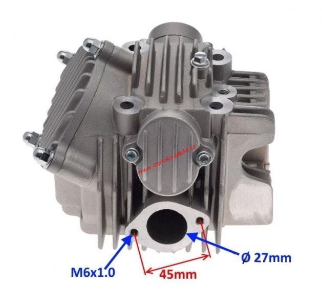 Hlava motoru kompletní pitbike 160cc