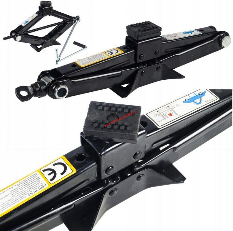 Nůžkový zvedák 1,5 tuny s gumou