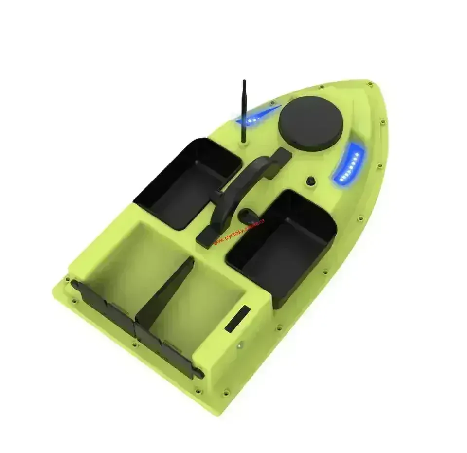 Rybářská zavážecí loď MAX s GPS žlutá