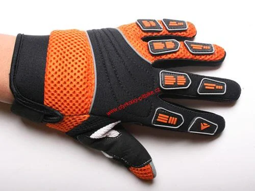 Moto cross rukavice Nitro oranžové