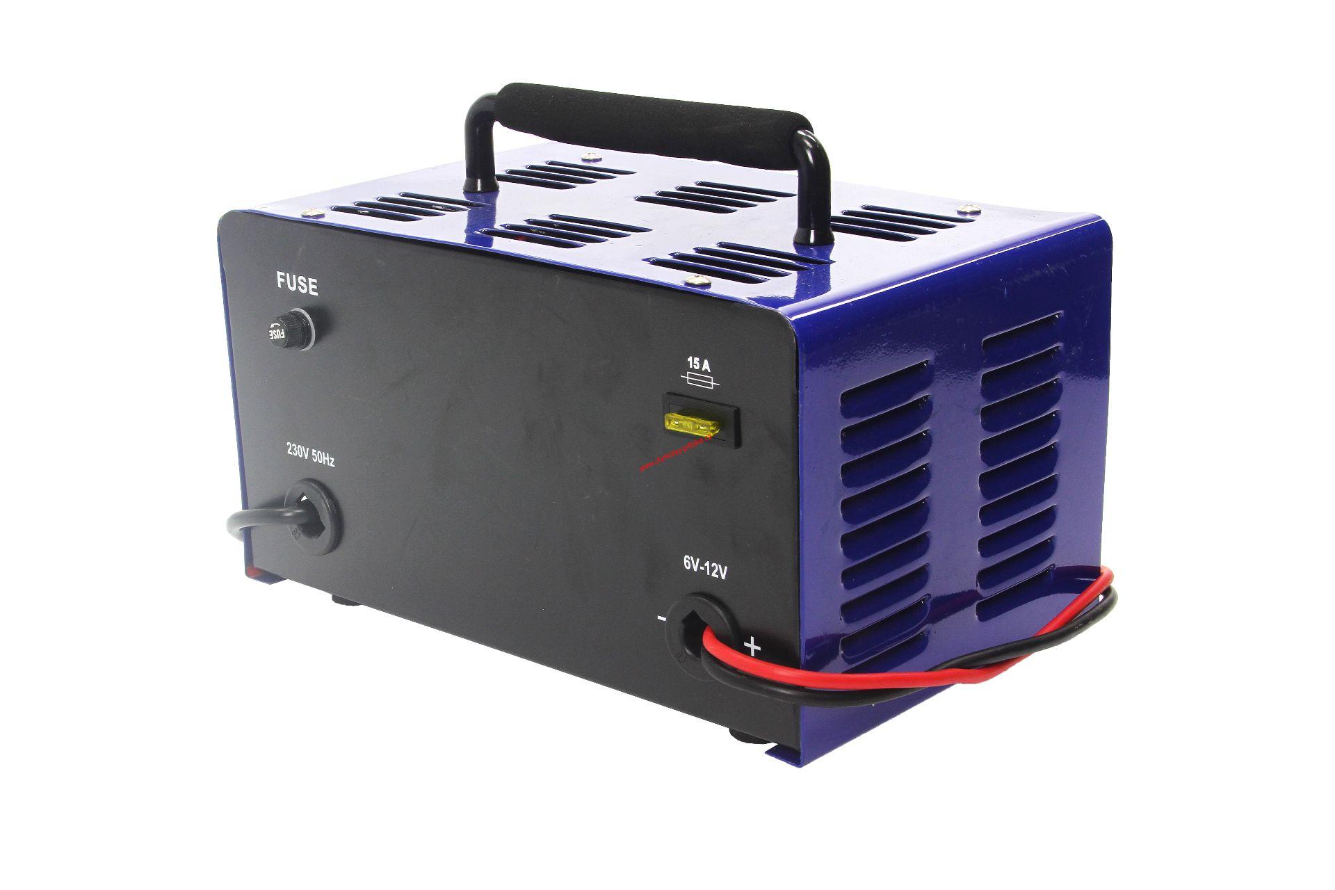 Nabíječka autobaterií 6-12 Voltů Mar-Pol Ripper se startem