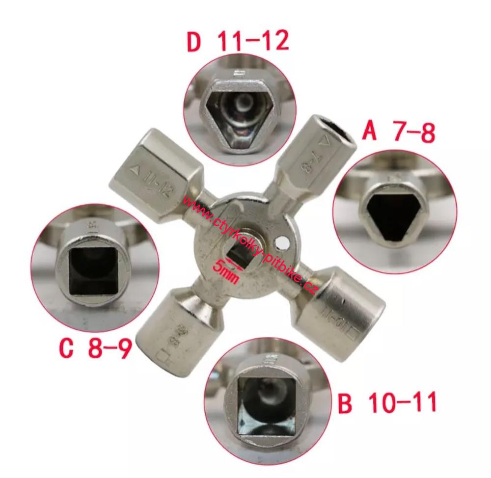 Sada klíčů na elektro skříňky a HUP 15v1