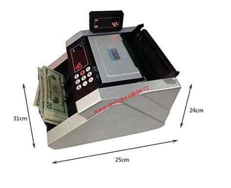 Počítačka bankovek s 3x LCD
