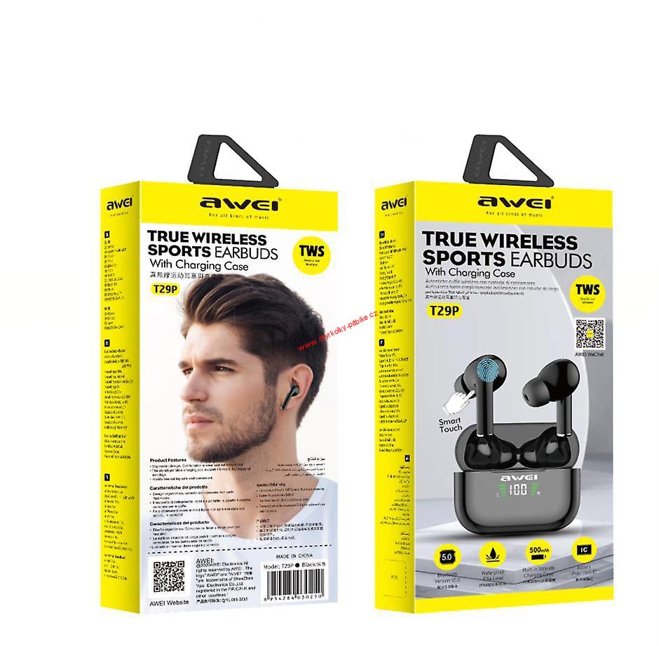 Bezdrátová blueatooth 5.1 sluchátka Awei T29P