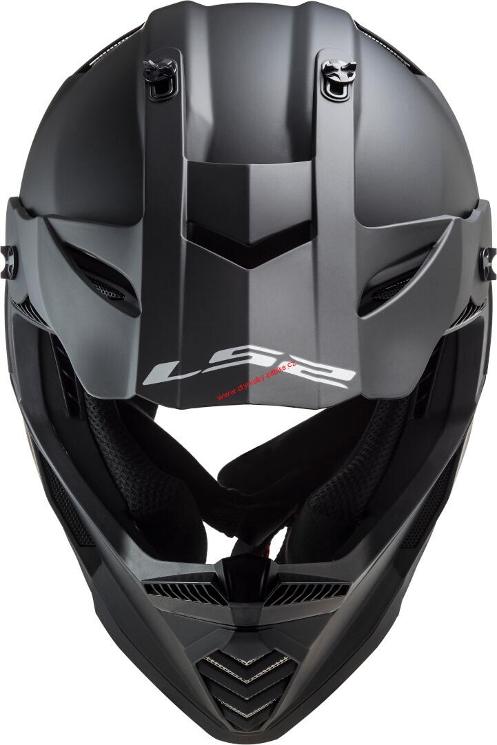 Krosová moto přilba LS2 MX437 Fast Evo matt black