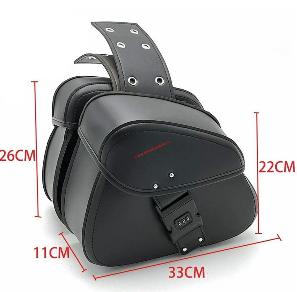 Brašna na koloběžku Chopper style boční 2ks se zámkem