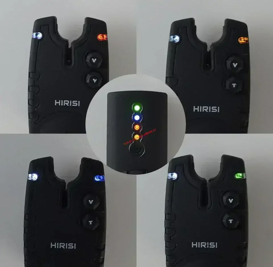 Sada rybářských hlásičů záběrů s příposlechem