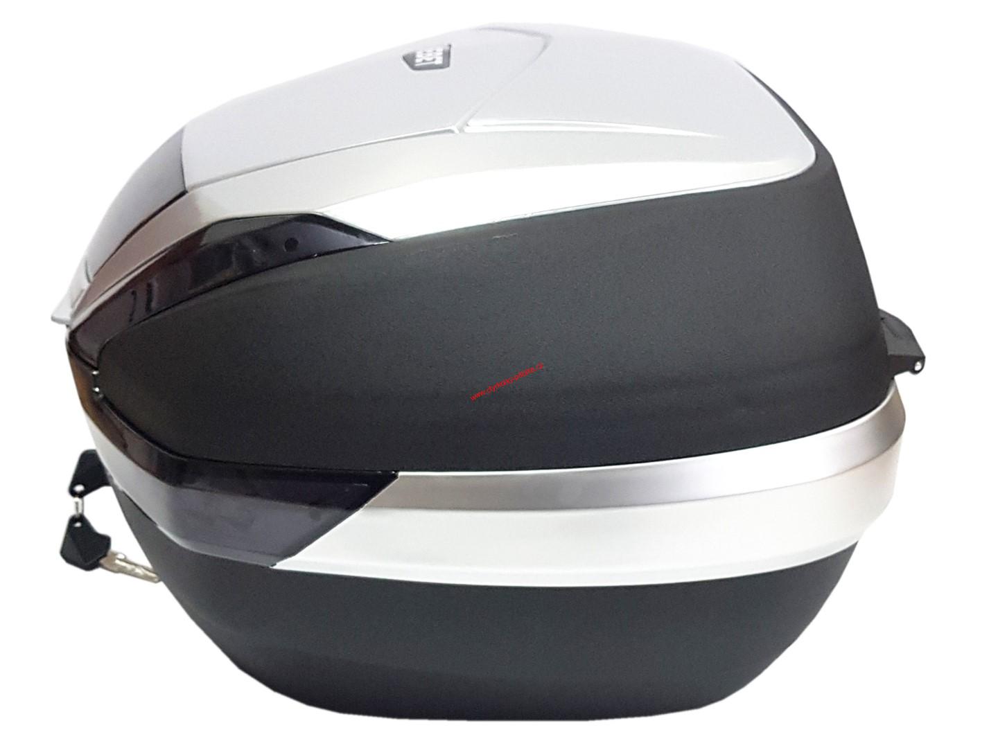 Moto kufr 59×45×32cm 48L stříbrný